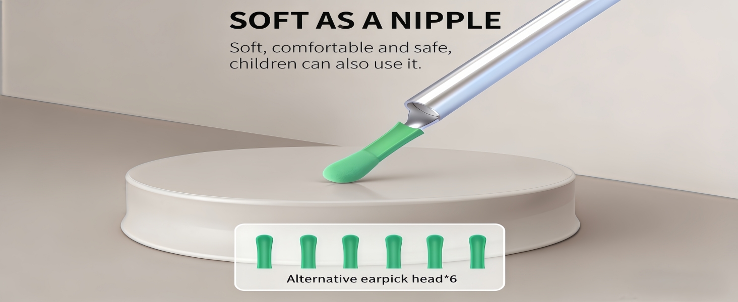 Ear Wax Removal - Earwax Remover Tool with 6 Pcs Ear Set
