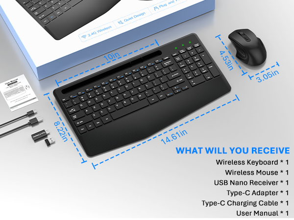 wireless mouse and keyboard