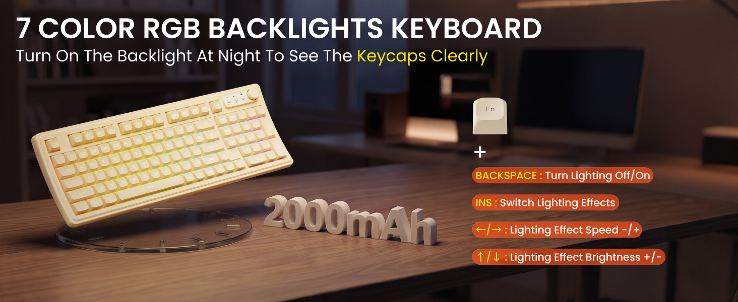 wireless keyboard and mouse combo with ergonomic wrist rest