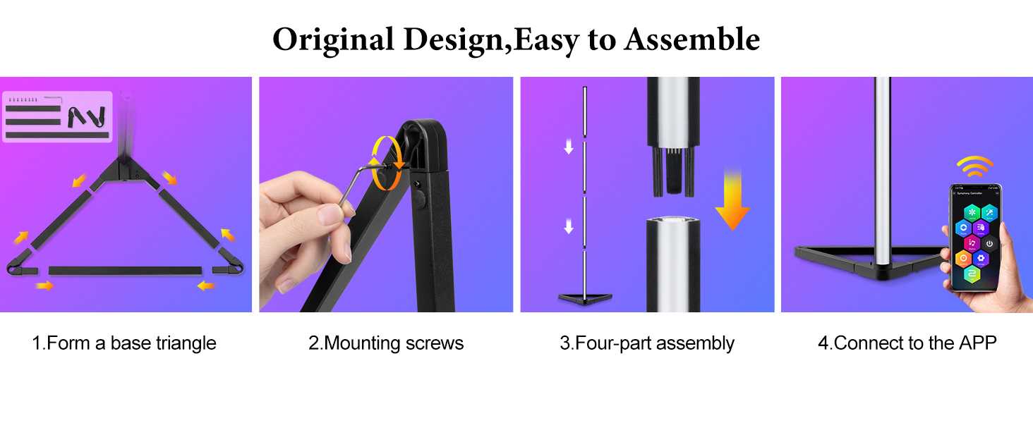 Original Design,Easy to Assemble