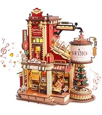 ROKR Cuckoo Clock Mechanical 3D Wooden Puzzle Kit for Adults, DIY Wooden Clock Model Building Set, U...