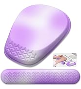 Laokiiy Mouse Pad with Wrist Rest, Comfortable Keyboard Wrist Rest, Memory Foam Wrist Rest for Co...