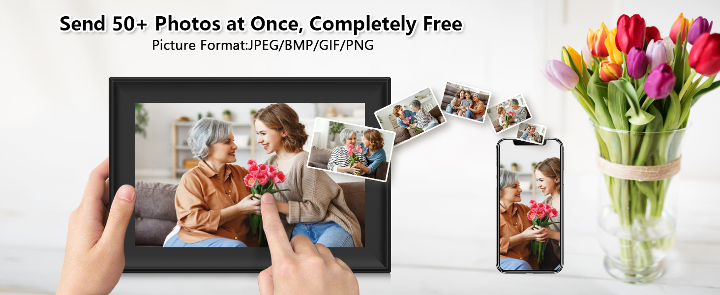 10.1inch WiFi digital photo frame