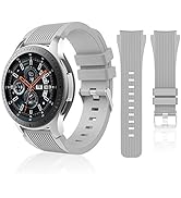 HSWAI Compatible with Samsung Galaxy Watch 46mm Bands/Gear S3 Frontier, Classic Watch Bands/Galax...