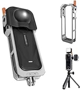 REYGEAK for Insta360 X5 Utility Frame,Aluminum Camera Cage for Insta360 X5,Protective Case with S...