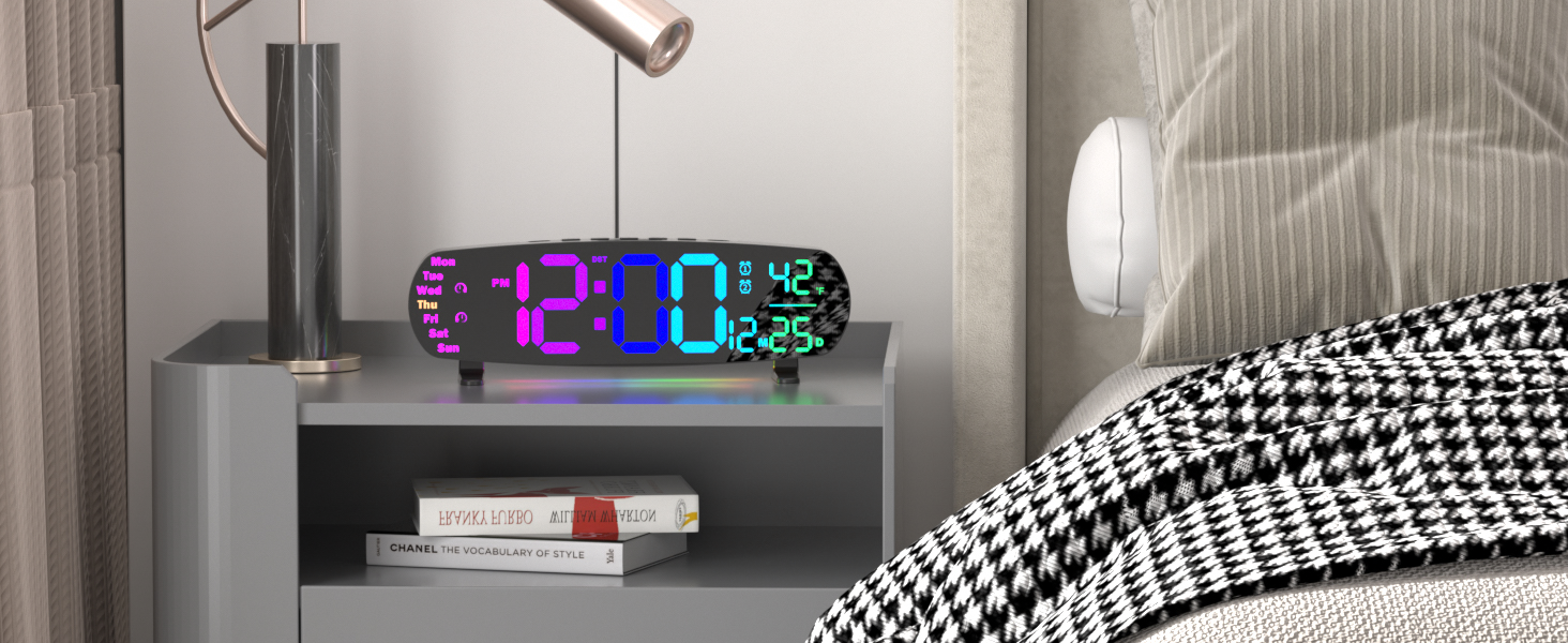 hanging wall clock digital