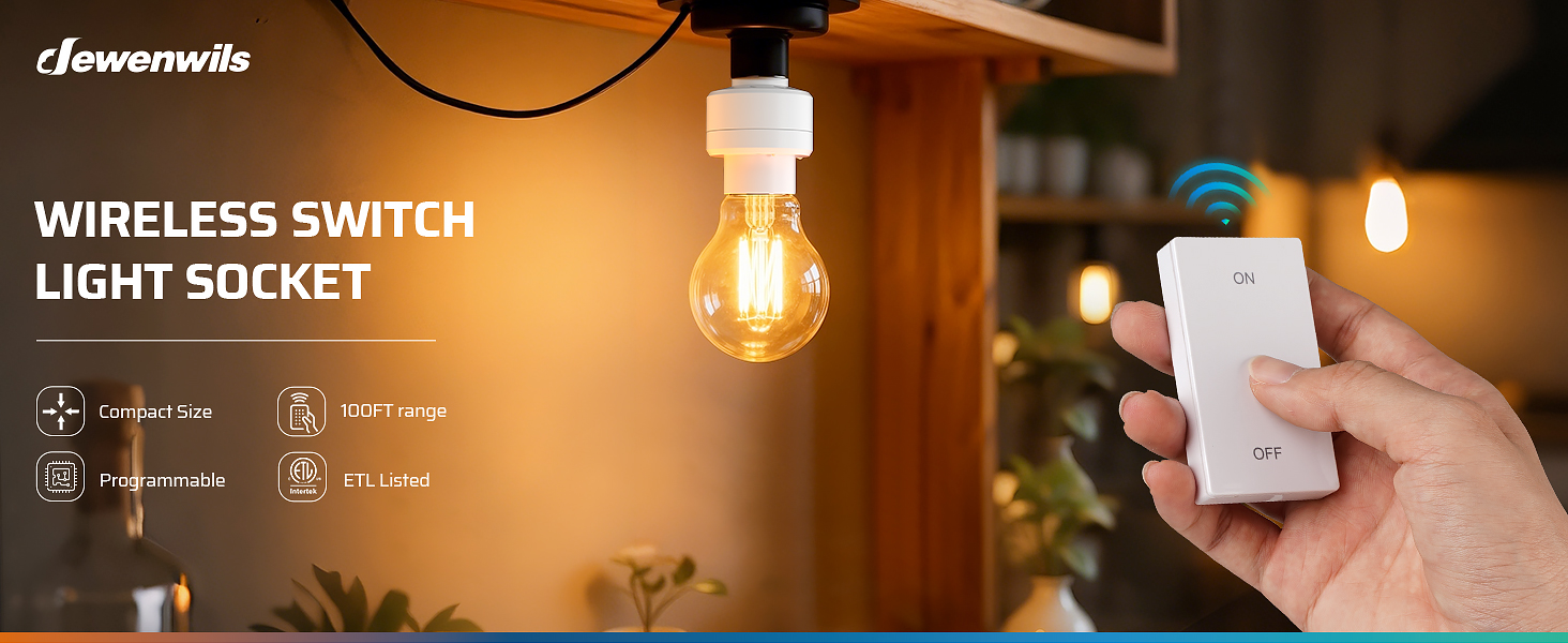 Remote Control Light Socket