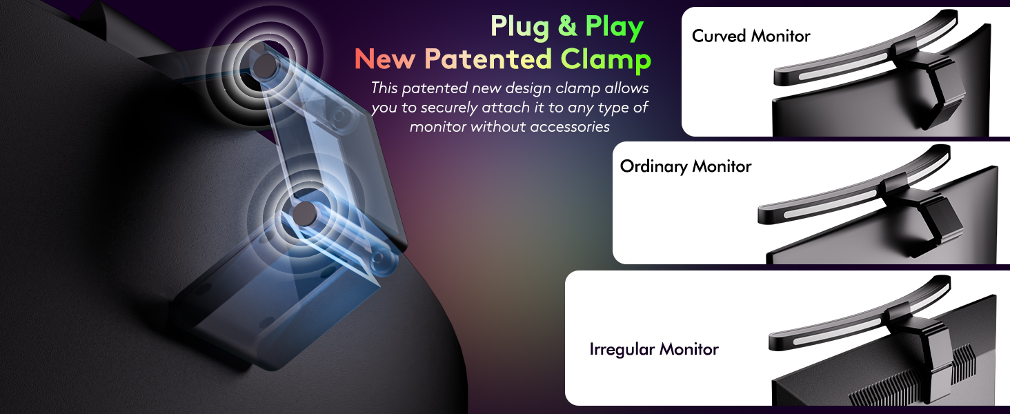 Secure Fit for Curved, Flat &amp;amp; Webcam Setup