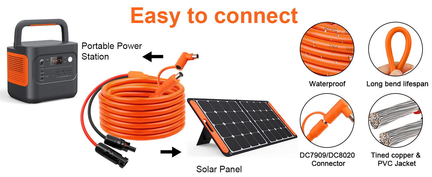 DC 7909 mc4 Solar panel cable