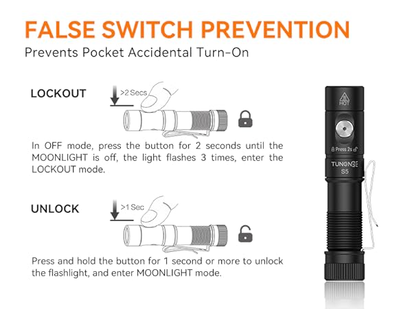 Mini flashlight high lumens