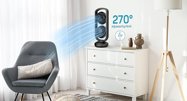 table oscillating tower fan DF7 USB