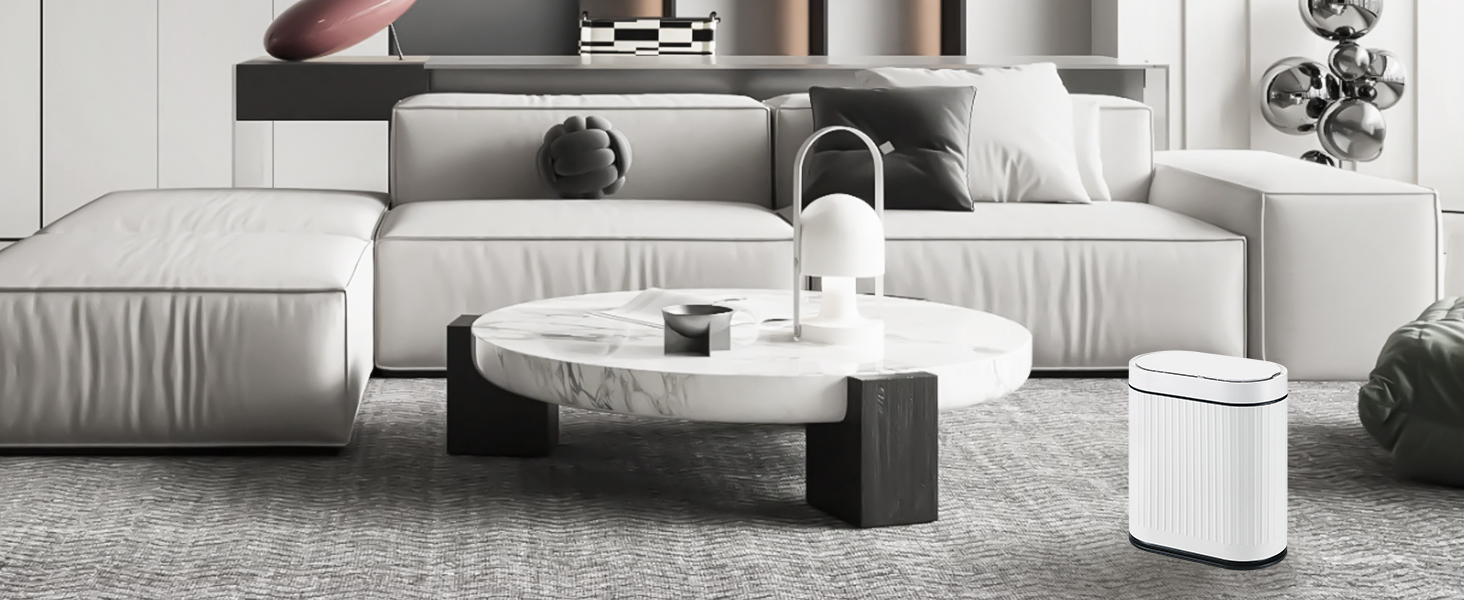 small trash can with lid