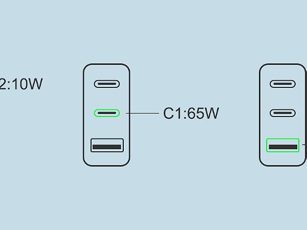 KWRNVO 65W GaN Charger Charging Guide-Single-Port charging