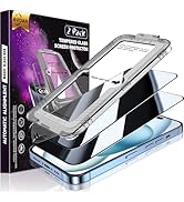 AVOAR 2 Pack for iPhone 15 Plus Privacy Screen Protector, [Auto Alignment Kit] Tempered Glass, [1...
