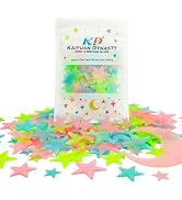502PCS 3D Glow in The Dark Stars for Ceiling,Glowing Stars and Moon for Room Decor Wall Stickers,...