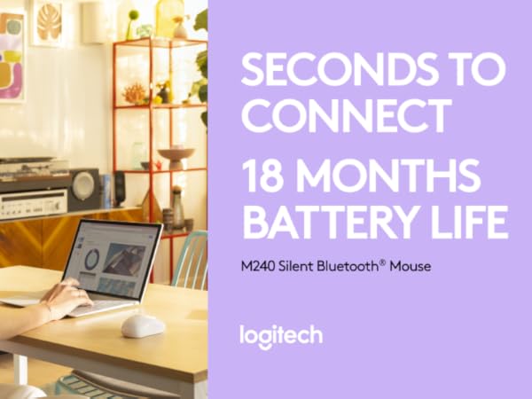 m240 silent bluetooth mouse