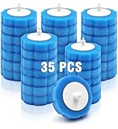 NEWE Disposable Toilet Brush Cleaner Refills 35PCS, Toilet Wand Replacement Heads