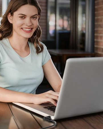 Charger for HP Laptop with 4.5mm Blue Tip