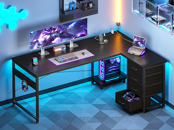 l shaped desk
