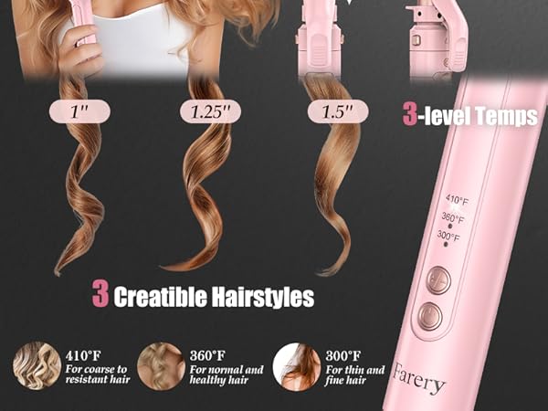 auto rotating curling iron brush