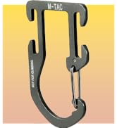 M-Tac Carabiner Clip Molle Compatible Snap Hook for Tactical Vest Backpack D-Ring
