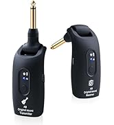INGPARTNER 2.4GHz Wireless Guitar System Rechargeable Audio Wireless Transmitter Receiver for Gui...