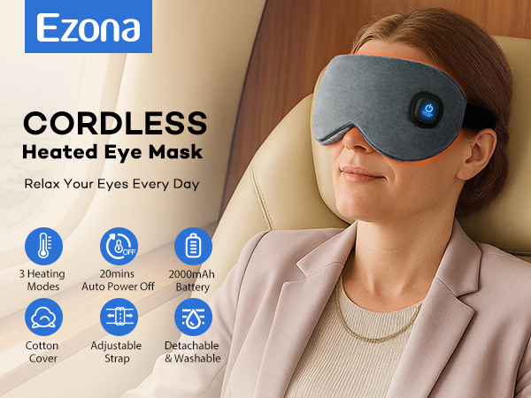 heated eye mask