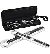 HORUSDY 44-in-1 Universal Wrench Set with Tool Bag, Adjustable 5mm-27mm and 3/16-1-1/16 inch Size.