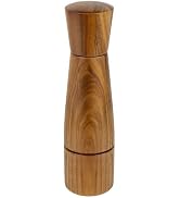 Pepper Grinder, VanlonPro Wooden Pepper Mill Salt Mill, 8 inch tall, Adjustable Coarseness Pepper...