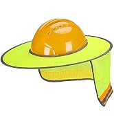 UNCO- Hard Hat Sun Shield, Full &amp; Standard Brim Mesh Sunshade High Visibility Reflective, Hard Ha...