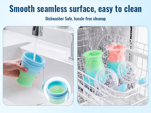 Smooth seamless surface, easy to Clean