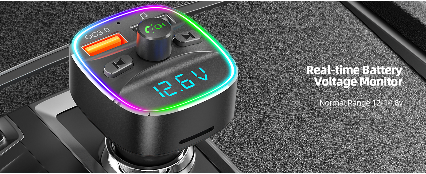 car lighter bluetooth adapter type c fm transmitter usb bluetooth radio adapter wireless for car