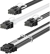 Fasgear PCIe 5.0 GPU Power Cable Sleeved 70cm | 16pin(12+4) 12VHPWR Connector for RTX 3090 Ti 408...