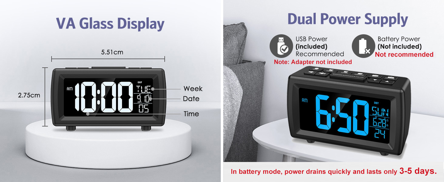 Digital Alarm Clock Radio