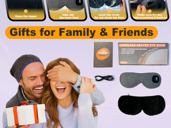 Cordless Heated Eye Mask,gift