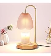 Brightever Candle Warmer Lamp with Timer, Vintage Candle Lamp-2 Bulbs Included, Dimmable Candle W...