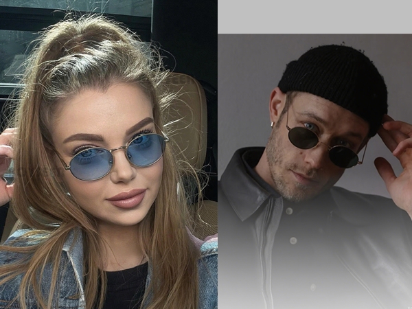 retro trendy oval sunglasses 90s fashion vintage cute chic lightweight glasses summer vacation beach