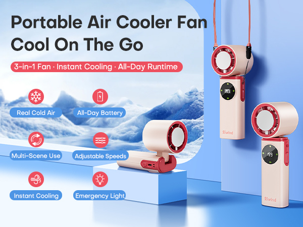 portable handheld fan