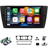 XGU Car Stereo for BMW 3 Series 328i 335i 325i E90 E91 E92 E93 2005-2011 Radio Wireless CarPlay A...