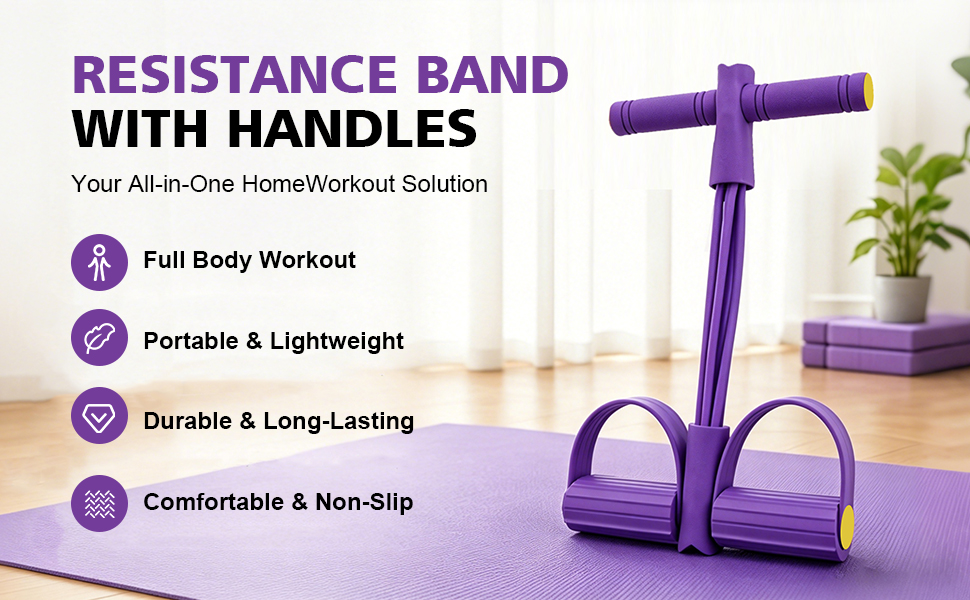 Multifunctional Pedal Resistance Band