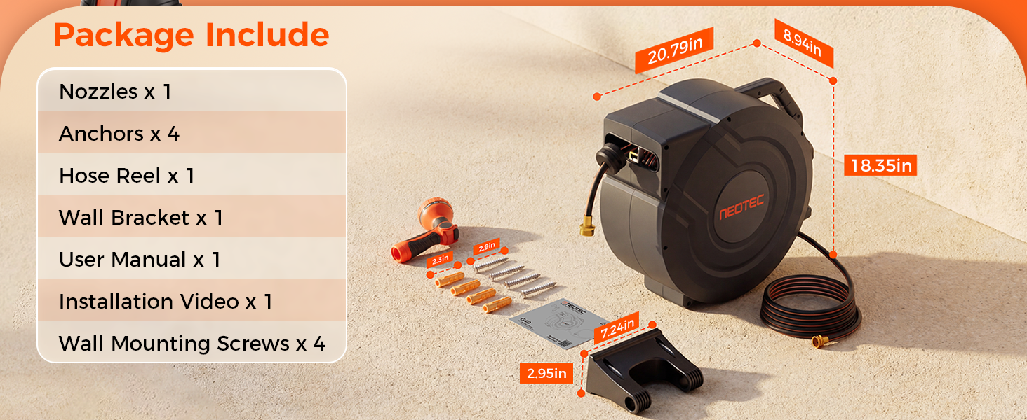 heavy duty hose reel