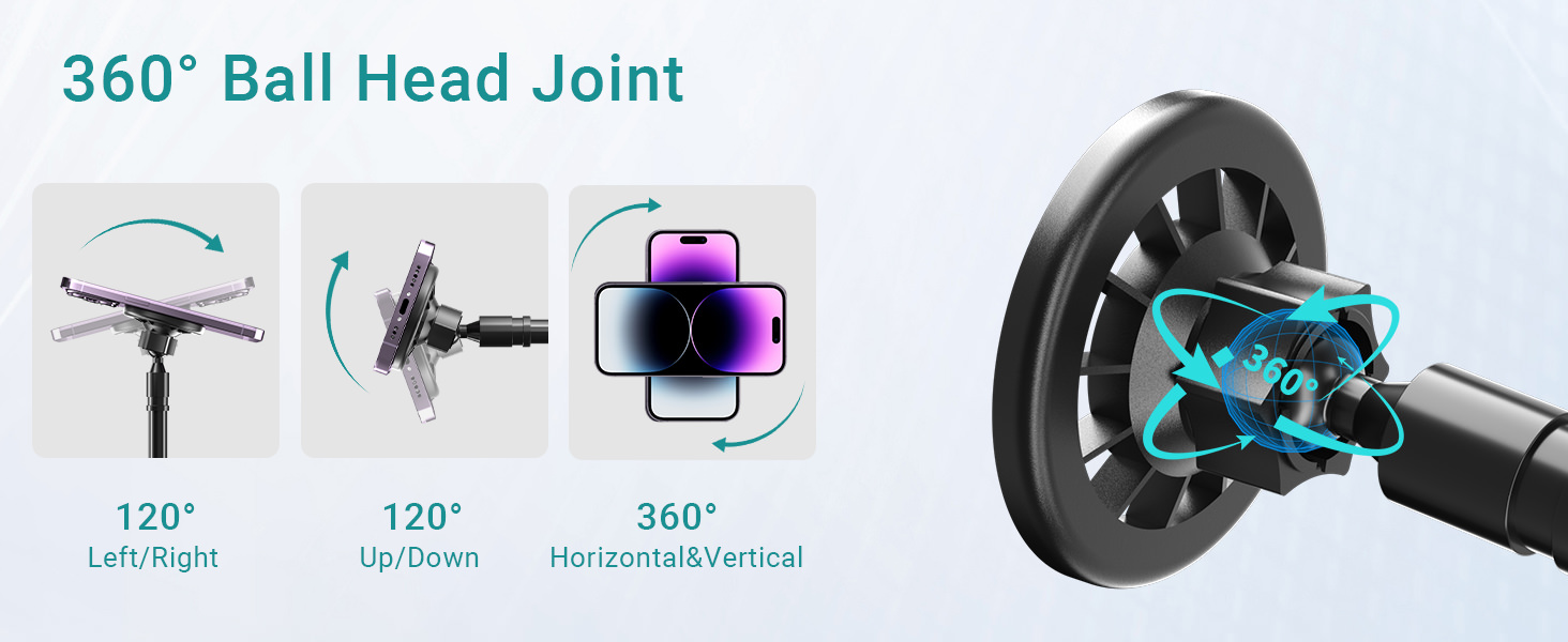 Gooseneck Phone Holder for Bed