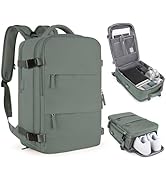 coofay Travel Backpack For Women Men Airline Approved Carry On Backpack Flight Approved Waterproo...