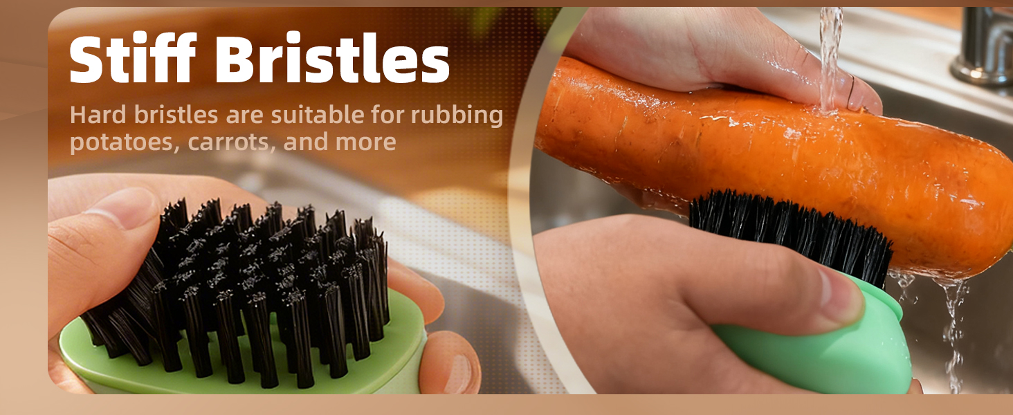 Vegetable Brush Scrubber for Food