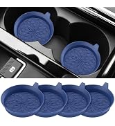 ME.FAN Car Cup Coasters [4 Pack] Silicone Car Coasters/Automotive Cup Mats - Universal Non-Slip R...