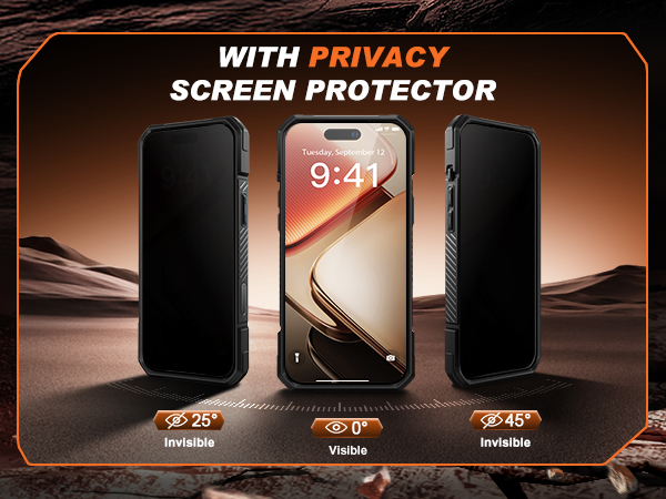 with privacy screen protector