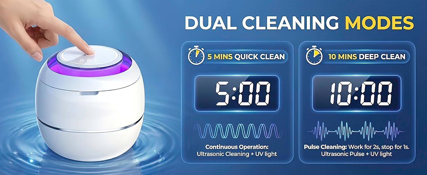 zima dental pod ultrasonic cleaner invisalign cleaning crystals makeup brush cleaner machine