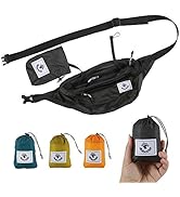 4Monster Hiking Waist Packs Portable,Water Resistant Fanny Bags Lightweight with Adjustable Strap