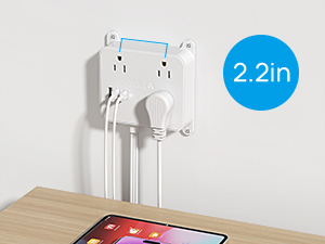 Widely space outlet