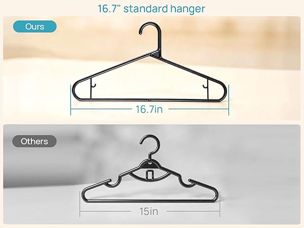 black hangers